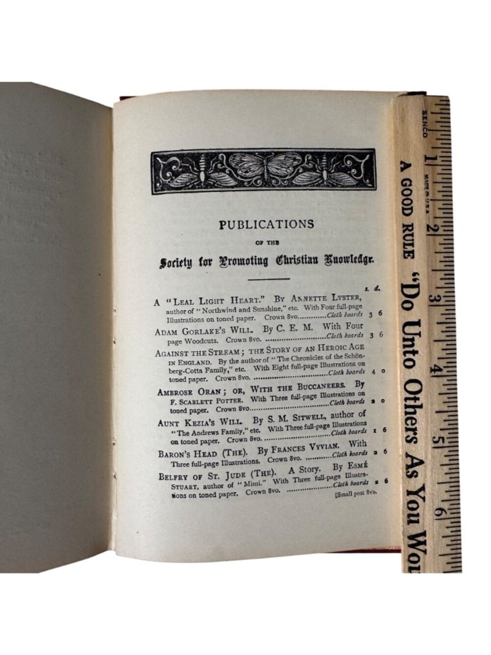 A Modern Tannhauser & The Bridge Hon. Mrs. Arthur Lyttelton Hardcover Book 1893 - Picture 16 of 16
